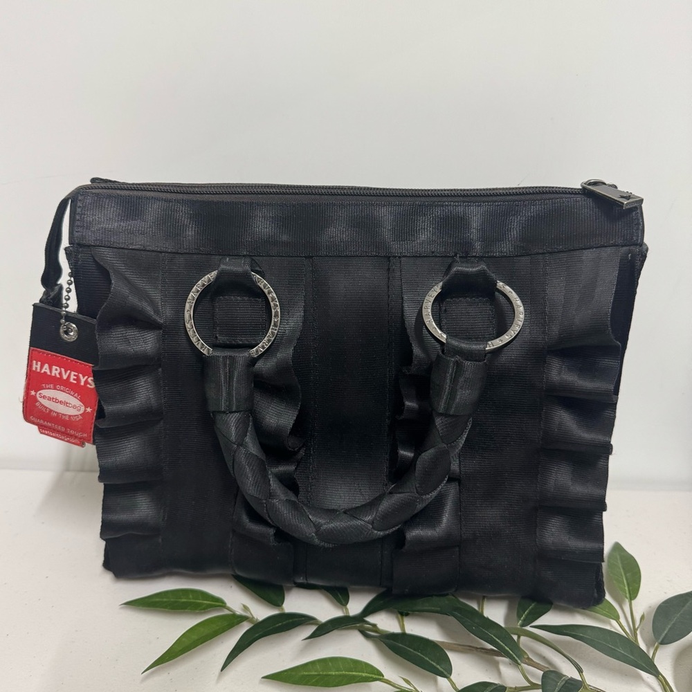HARVEYS SEATBELT LOLA SATCHEL RUFFLE LOLA HANDBAG